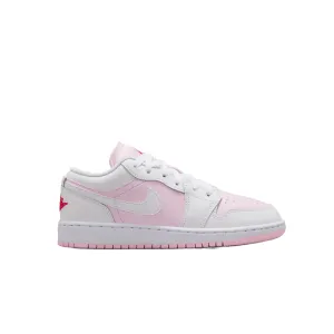 AIR JORDAN 1 LOW (GS) PINK FOAM FIRE RED