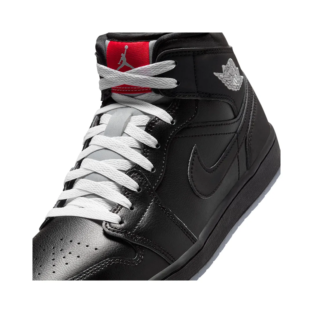 AIR JORDAN 1 MID SE BLACK METALLIC