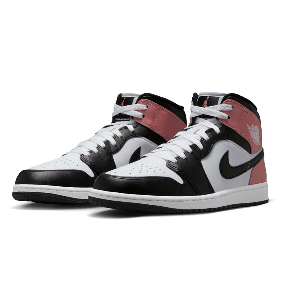 AIR JORDAN 1 MID WHITE RUST PINK