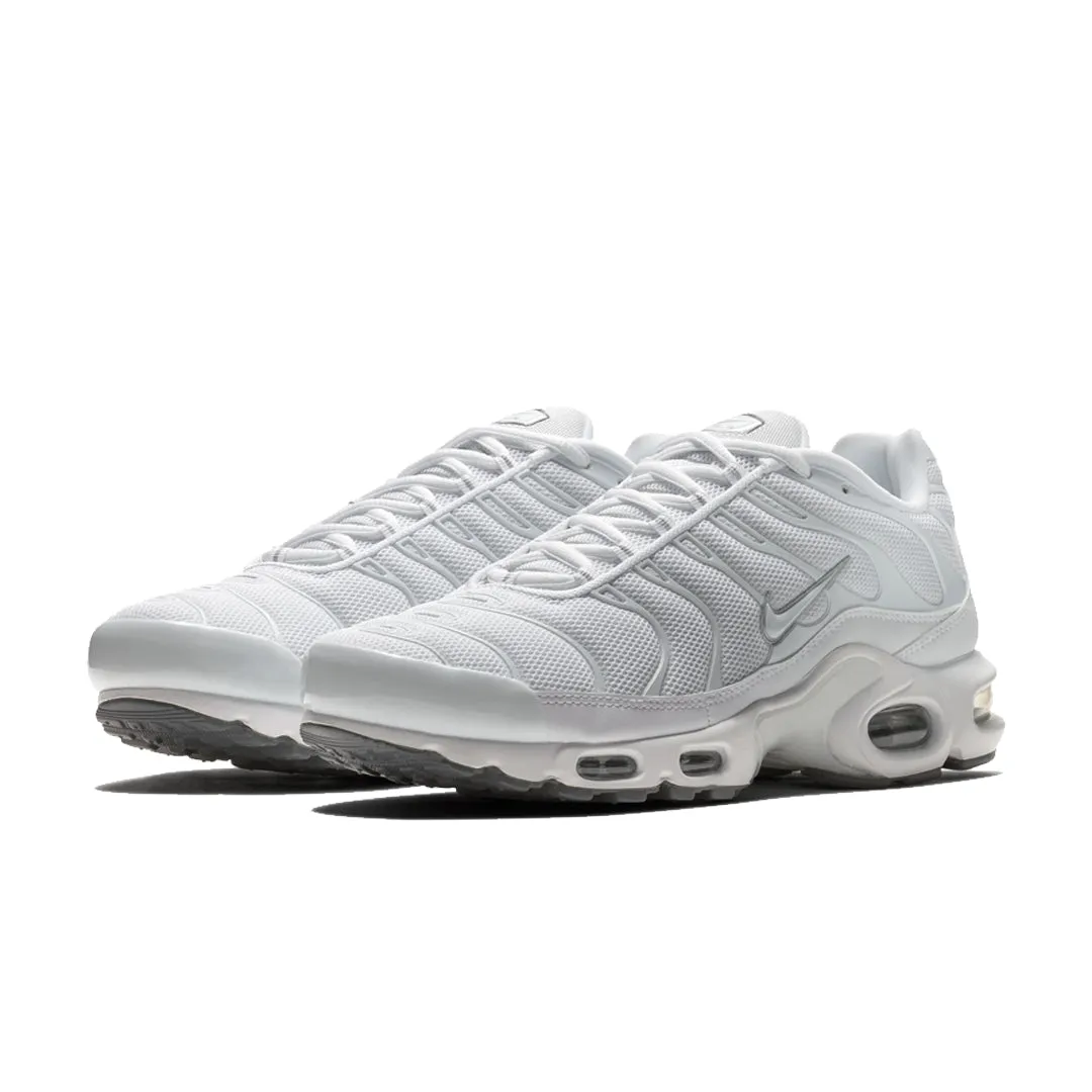AIR MAX PLUS WHITE/WHITE-COOL GREY