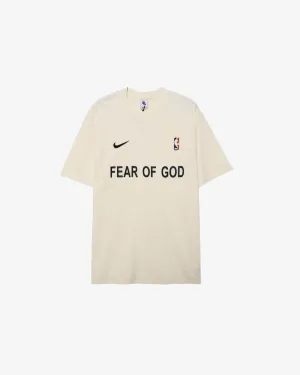Fear of God x Nike Warm Up TShirt in Sail & Black