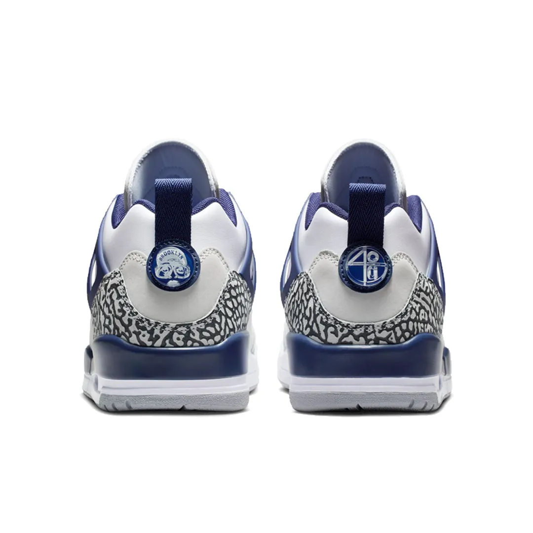 JORDAN SPIZIKE LOW WHITE/MIDNIGHT NAVY