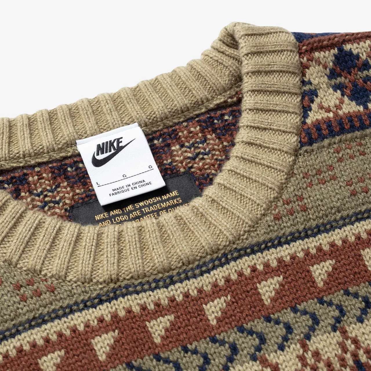Life Fair Isle Swoosh Sweater