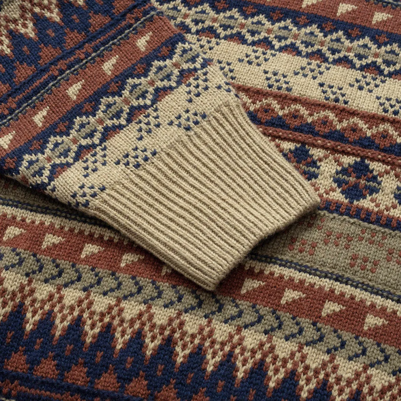 Life Fair Isle Swoosh Sweater