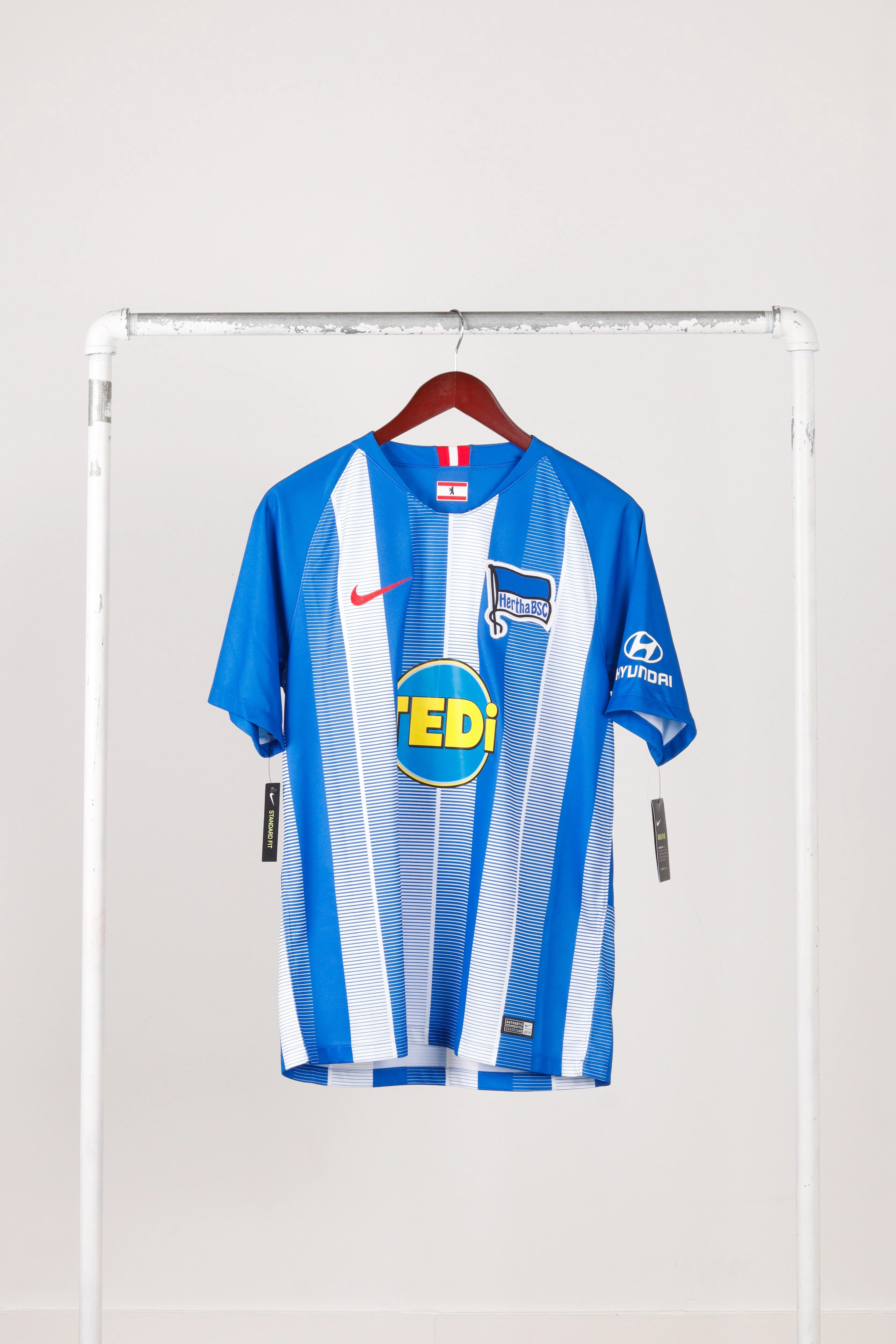 Nike 2018-2019 'Hertha Berlin' Home Soccer Jersey