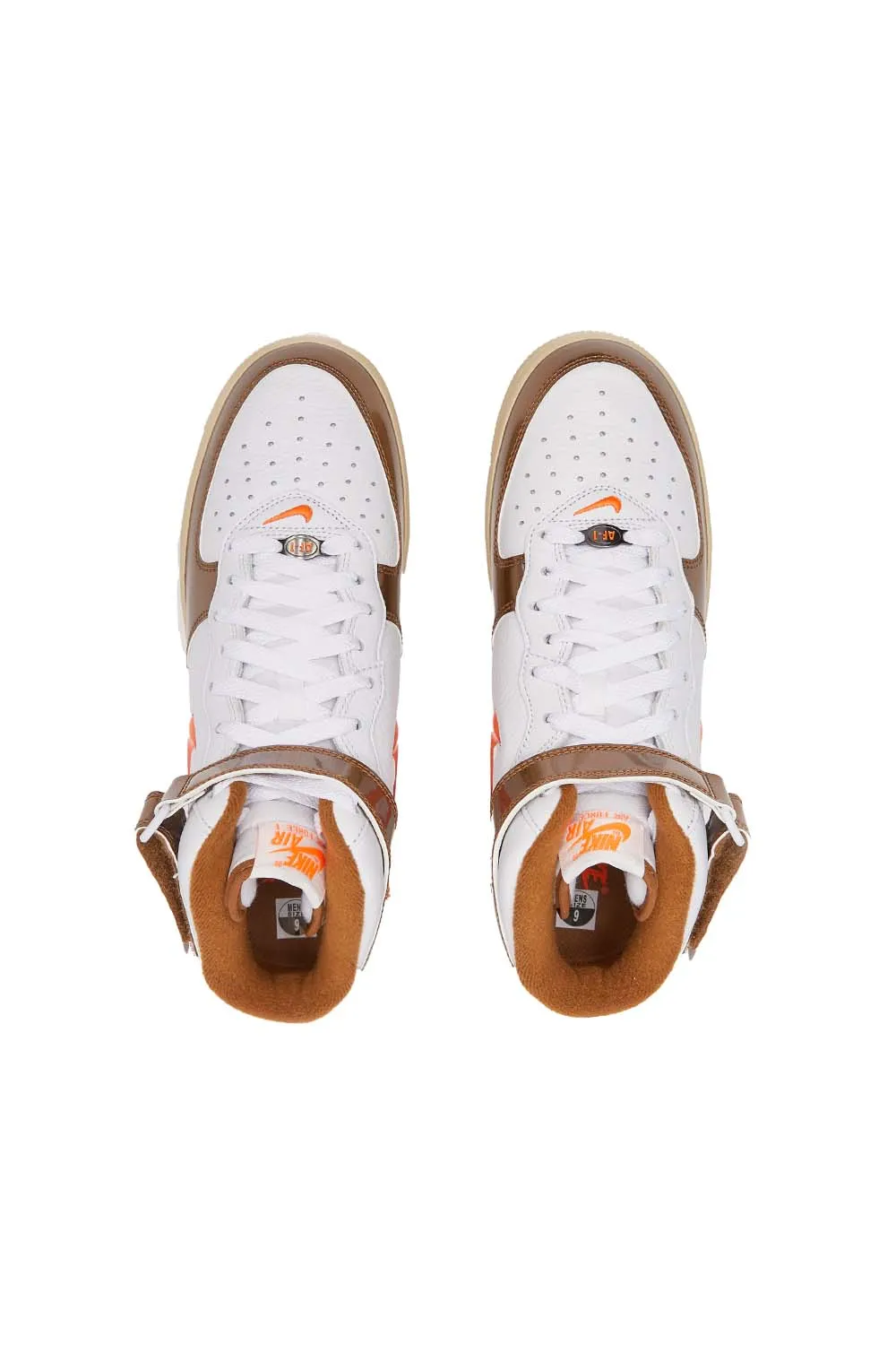 NIKE AIR FORCE 1 MID QS 'WHITE/TOTAL ORANGE'