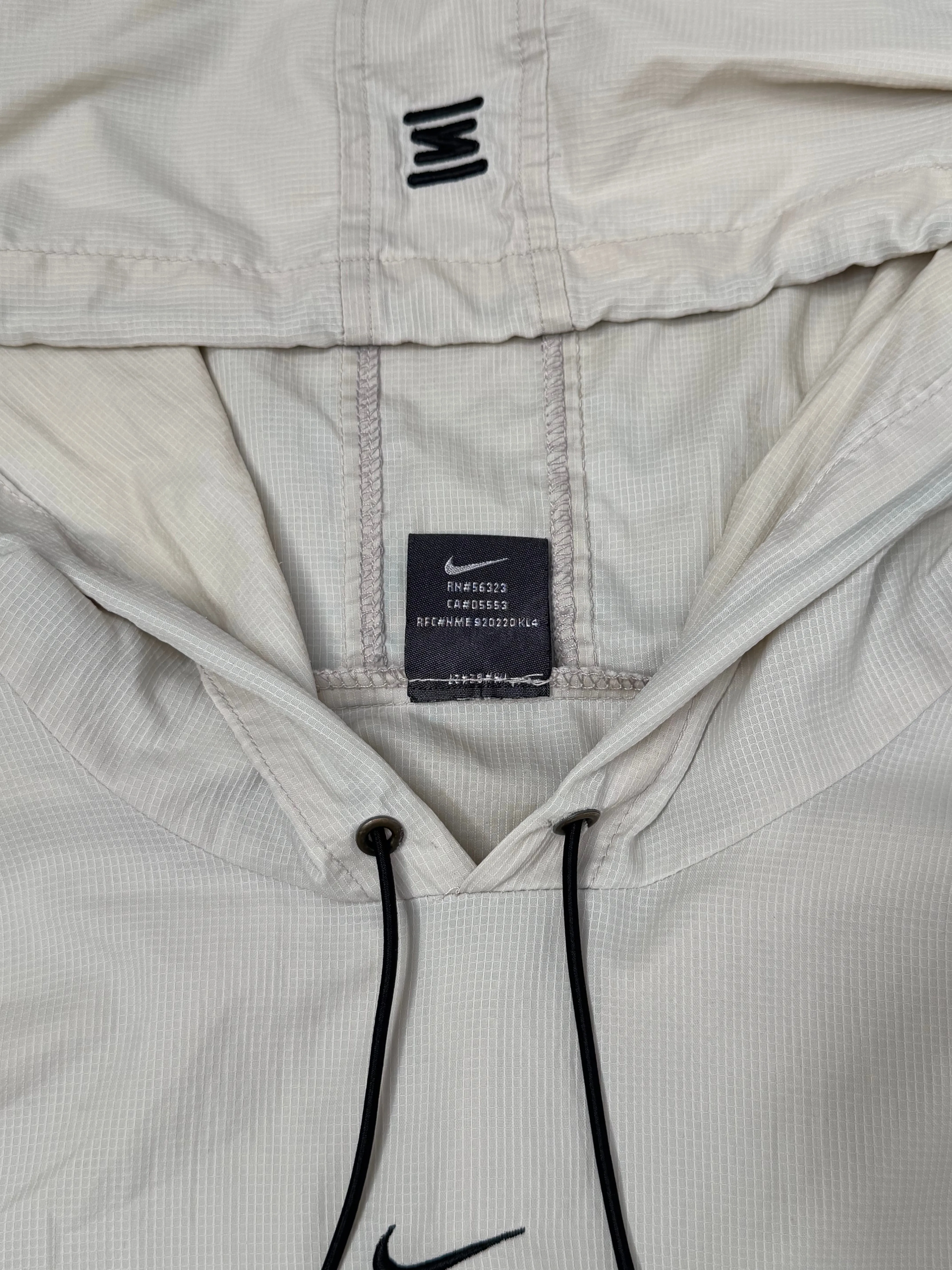 Nike Beige Hooded Windbreaker