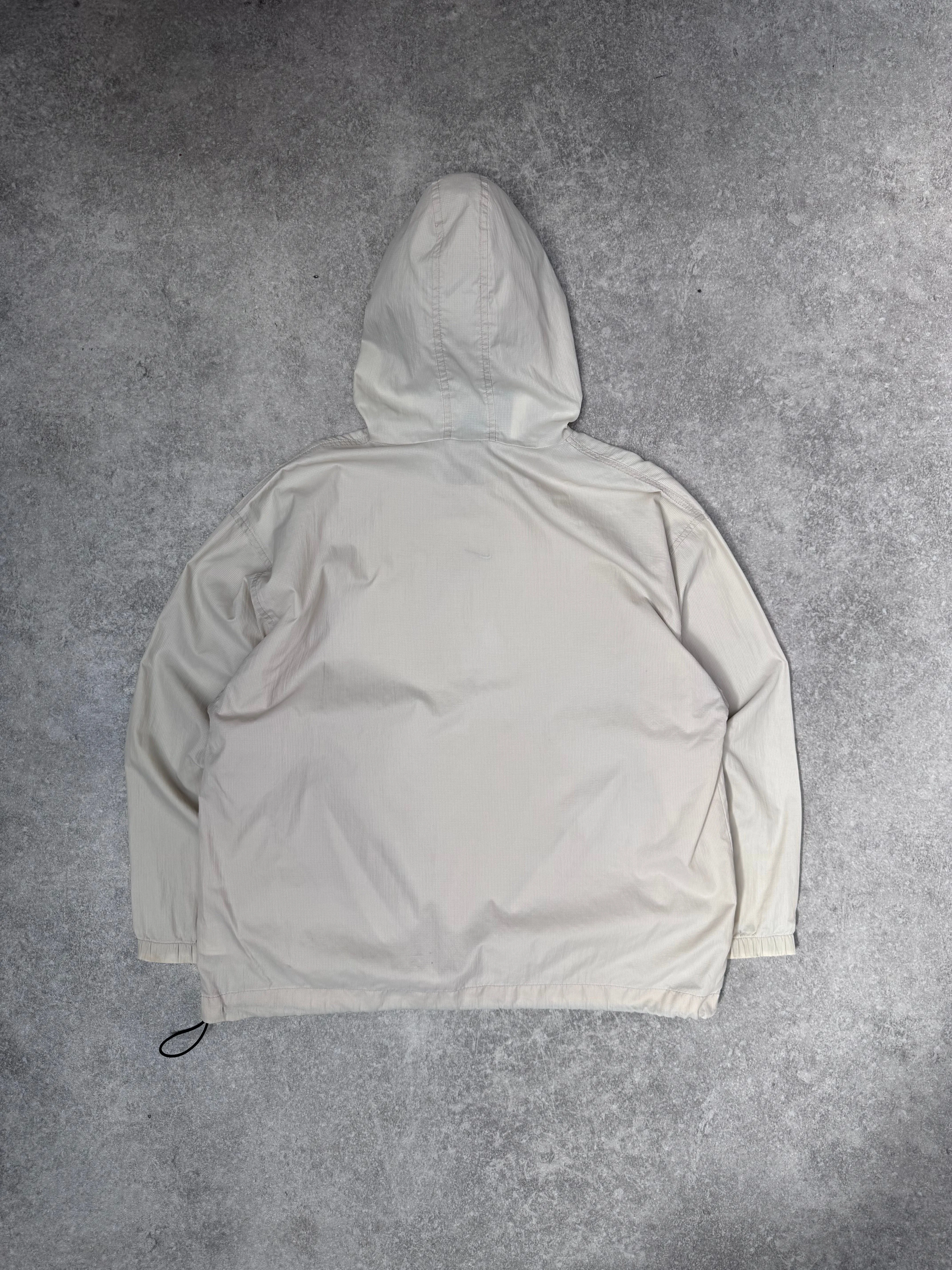 Nike Beige Hooded Windbreaker