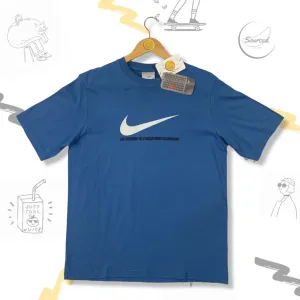 Nike Blue Centre Swoosh Trademarktee(M)