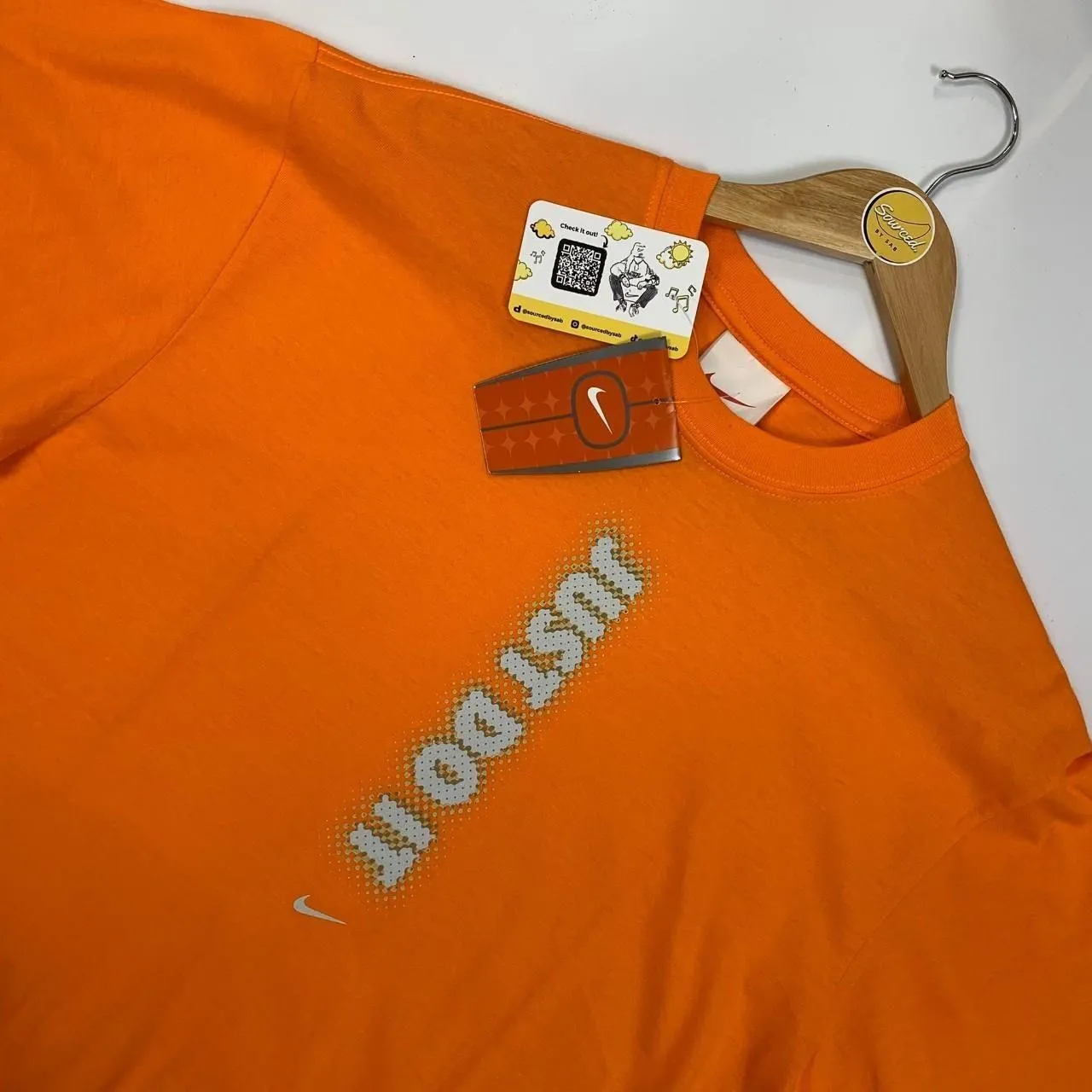 Nike Court 90s Label Nike Just Do It Spellout Graphic Shirt (S)