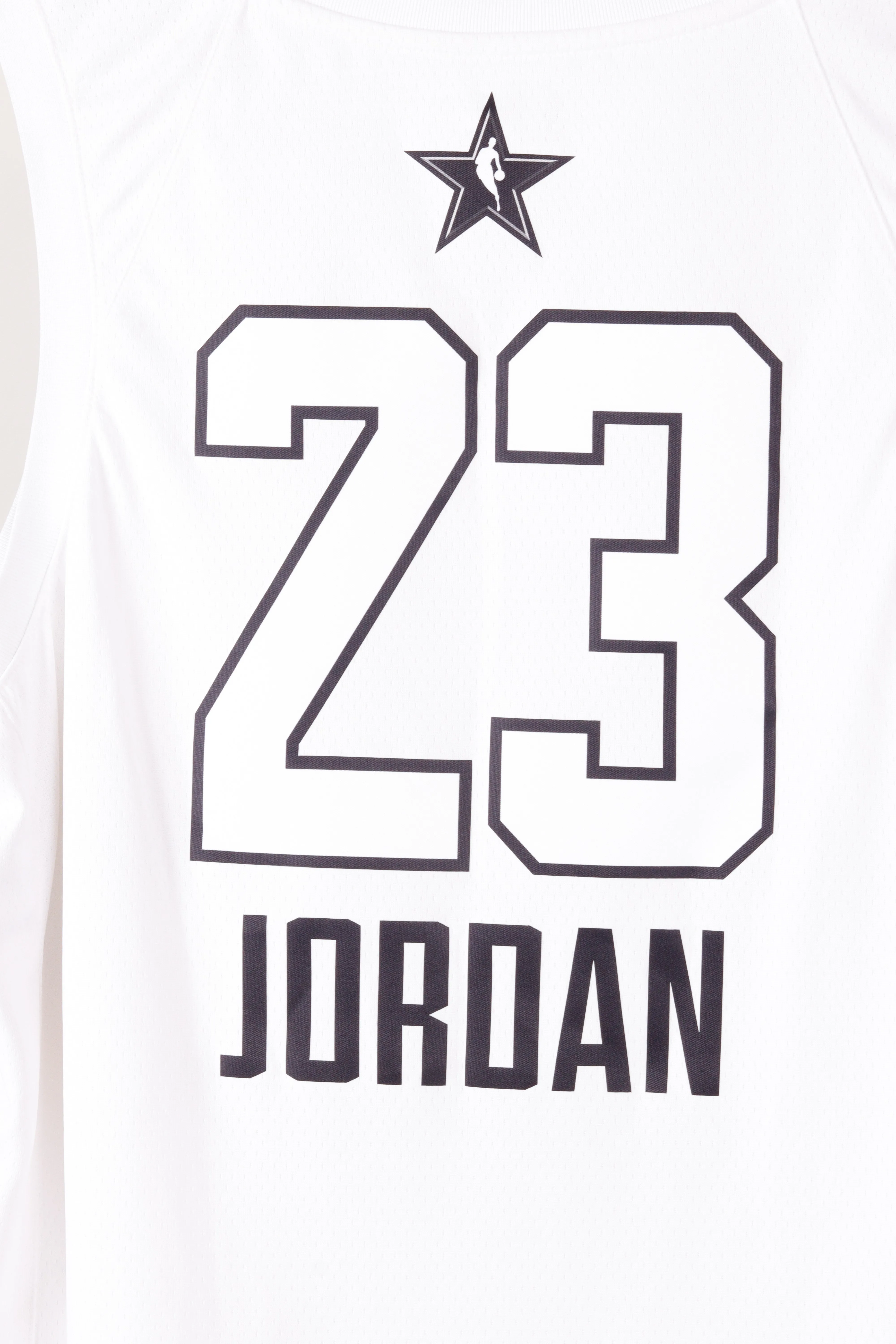 Nike 'Custom Patch All Star Game Micheal Jordan' Swingman Jersey White (2018)