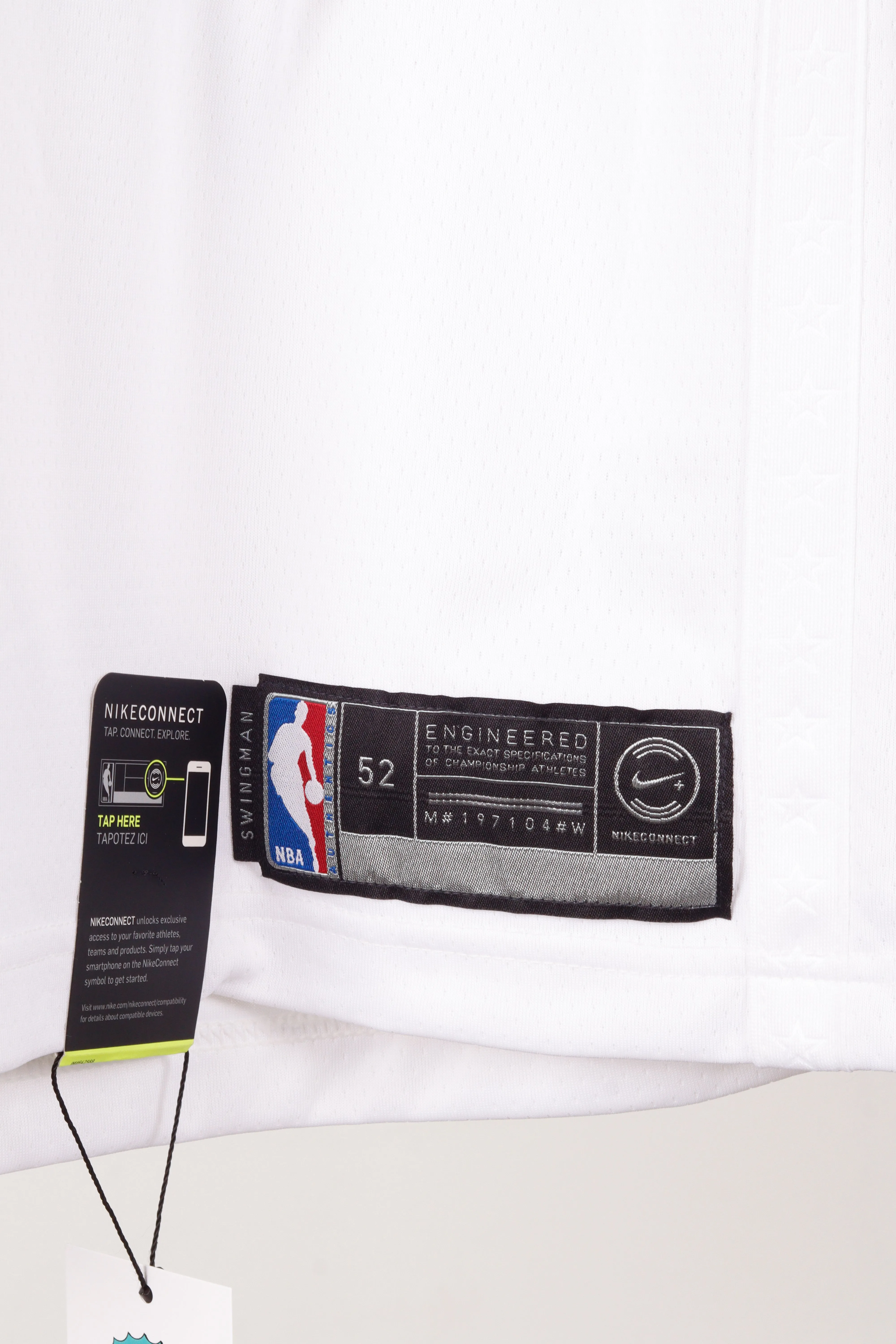 Nike 'Custom Patch All Star Game Micheal Jordan' Swingman Jersey White (2018)