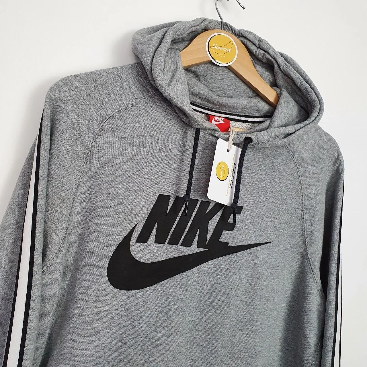 Nike Hoodie Grey With Centre Logo (S)