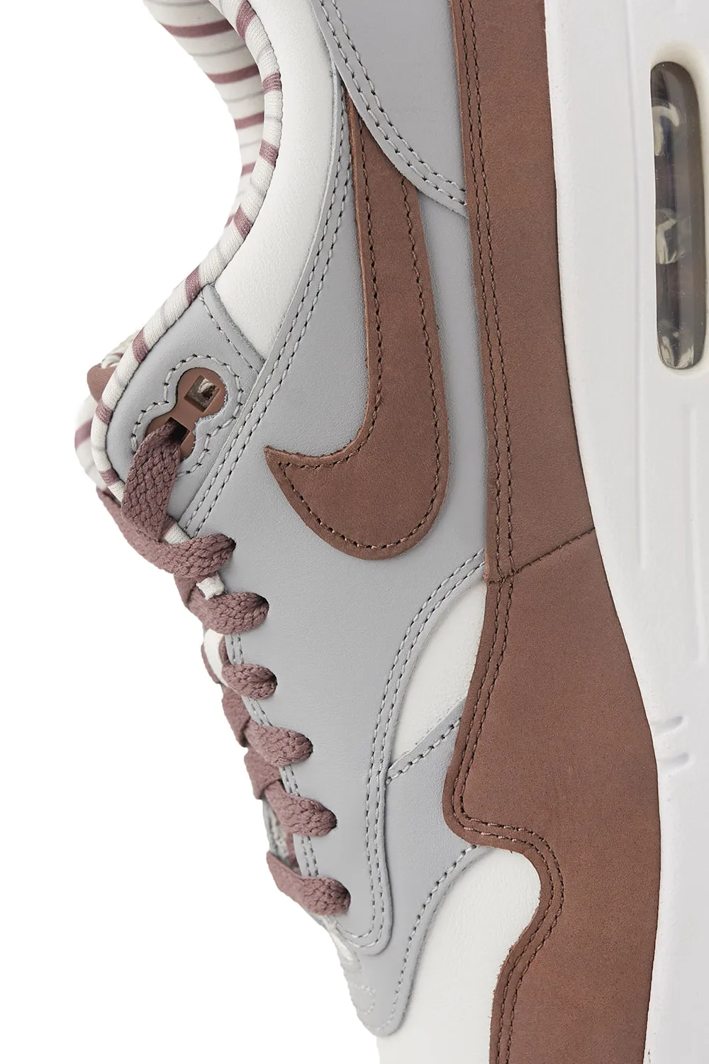 Nike Mens Air Max 1 Premium Shoes 'Summit White/Plum Eclipse'