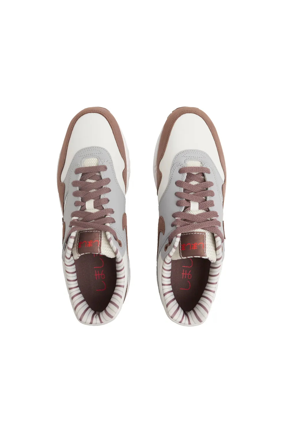 Nike Mens Air Max 1 Premium Shoes 'Summit White/Plum Eclipse'