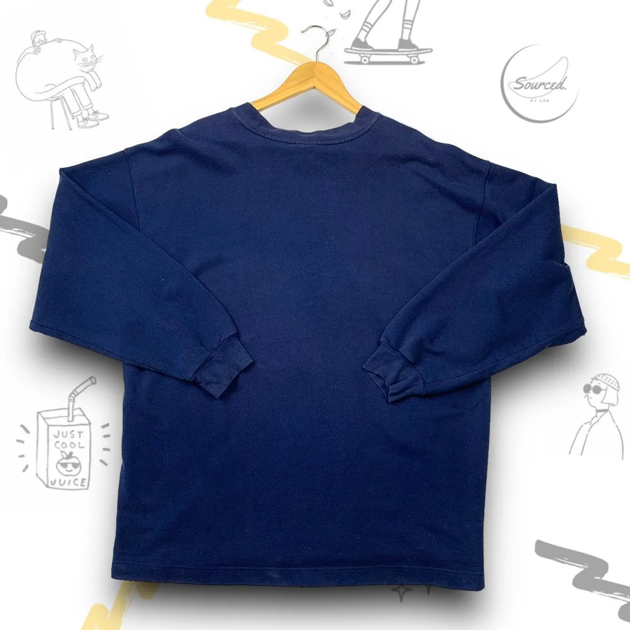 Nike Navy Crewneck Sweatshirt (XL)