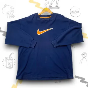 Nike Navy Crewneck Sweatshirt (XL)