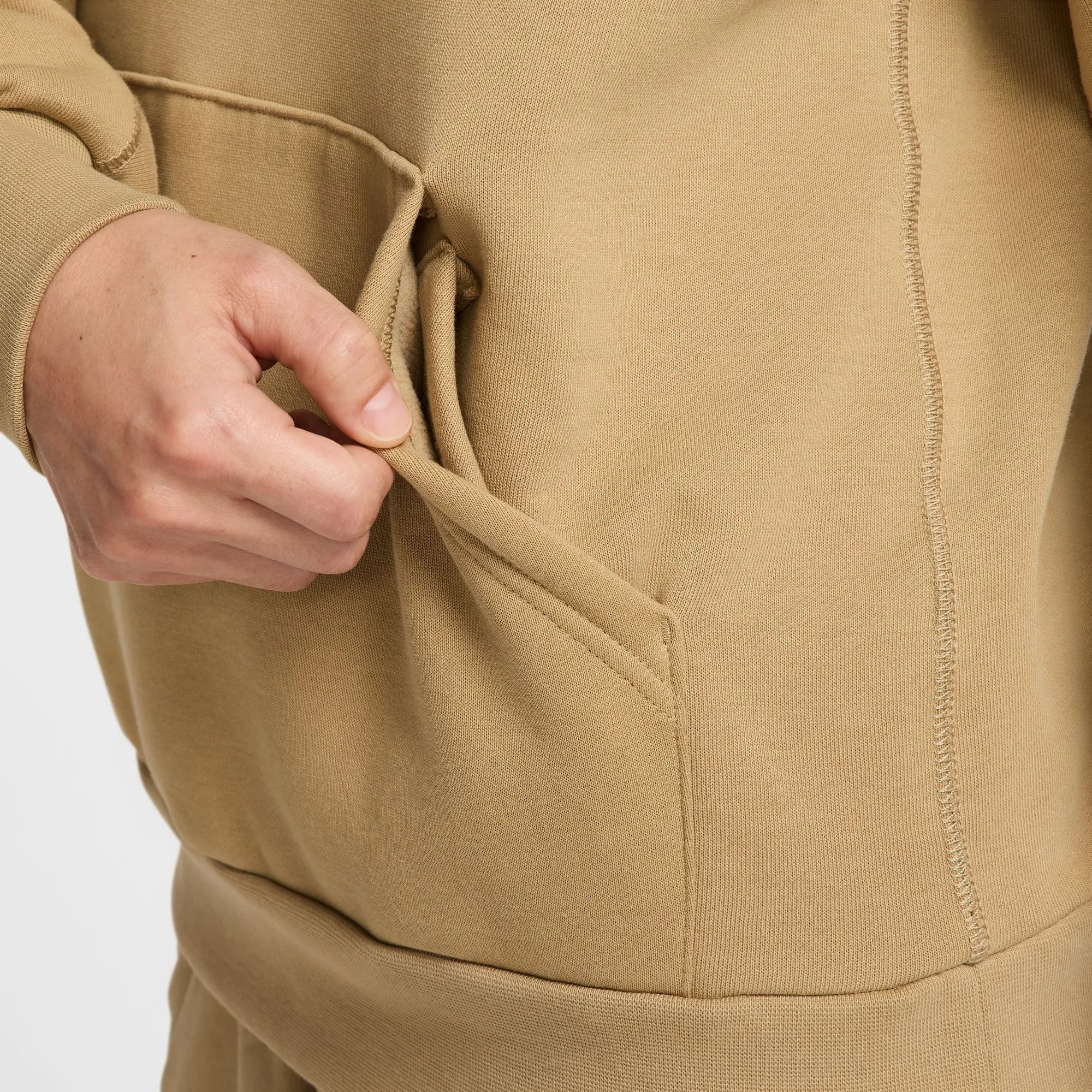 Nike SB Fleece Skate Hood Parachute Beige/White
