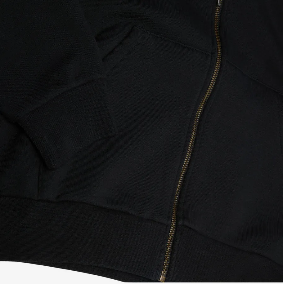 Nike SB Full-Zip Fleece Skate Hoodie Black/White