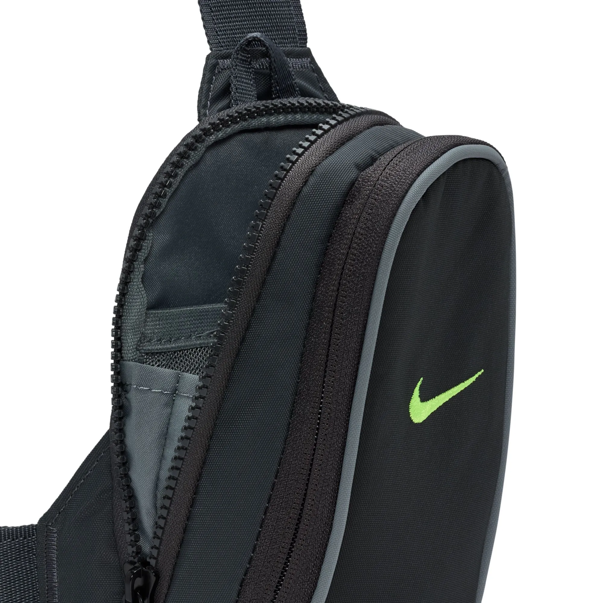 Nike Sportswear Essentials Crossbody Bag 1L Anthracite/Smoke Grey/Volt