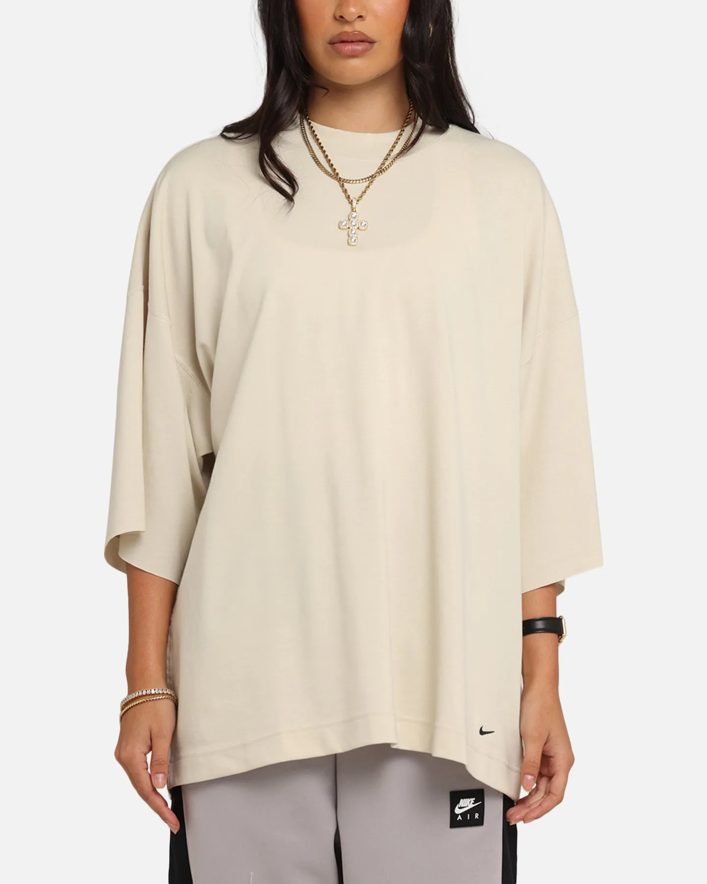 Nike Sportswear Tech Knit T-Shirt Khaki/Black