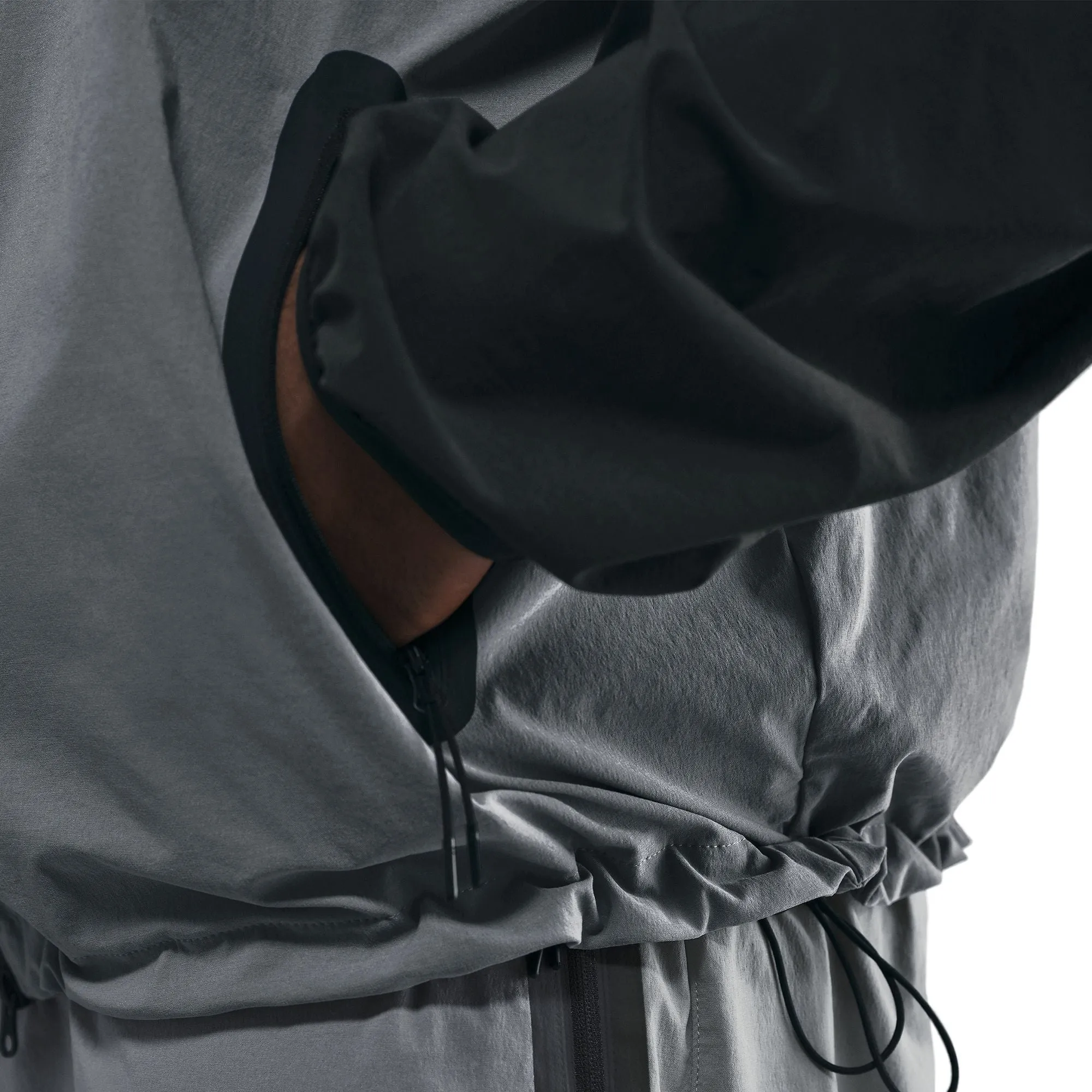 Nike Tech Woven Jacket Cool Grey Anthracite Black