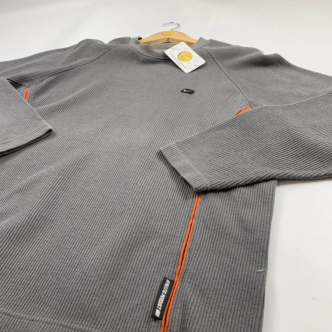 Nike Vintage Ribbed Crewneck Embroidered Swoosh (M)