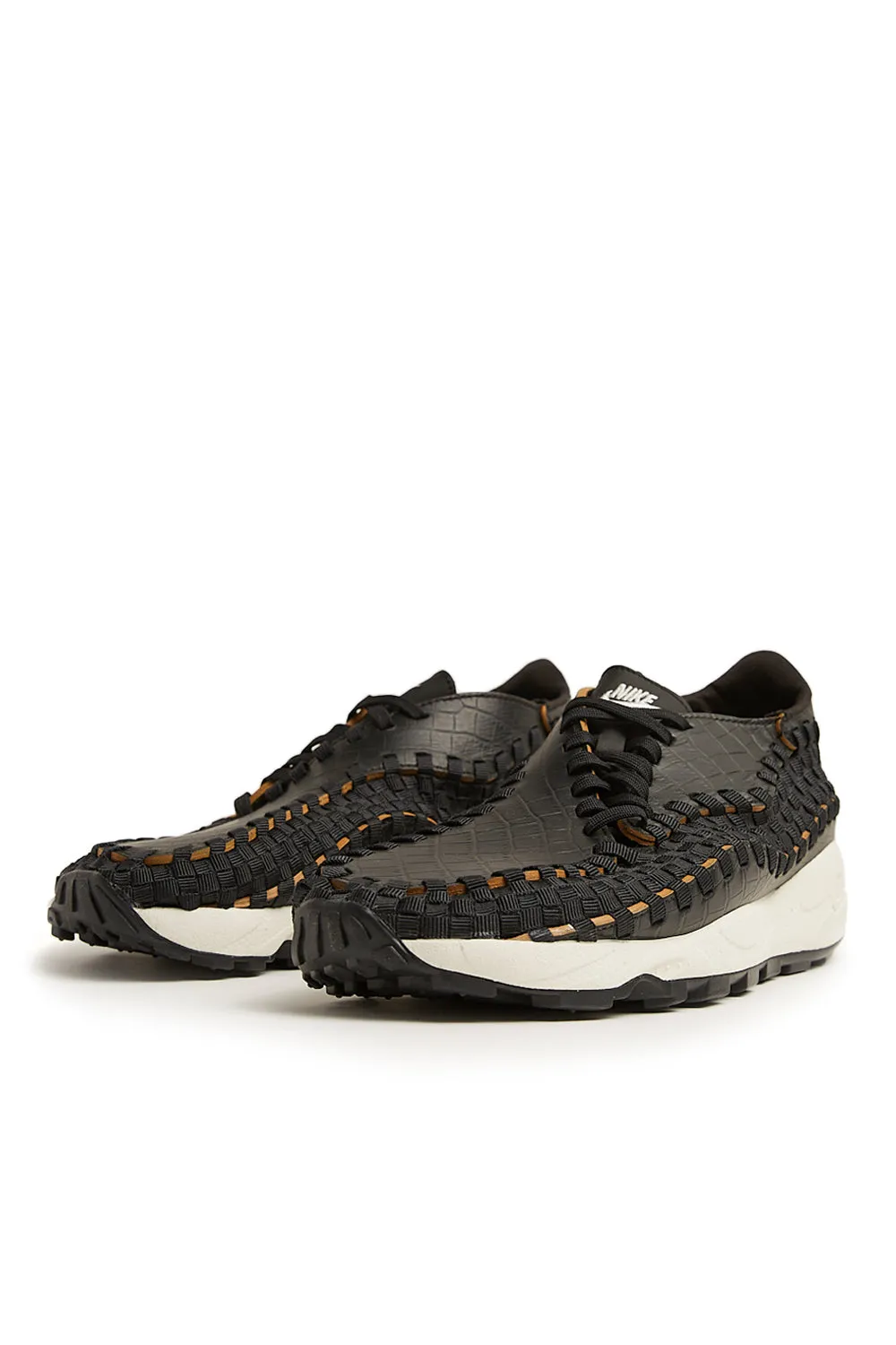 Nike Womens Air Footscape Woven Premium 'Black/Pale Ivory'