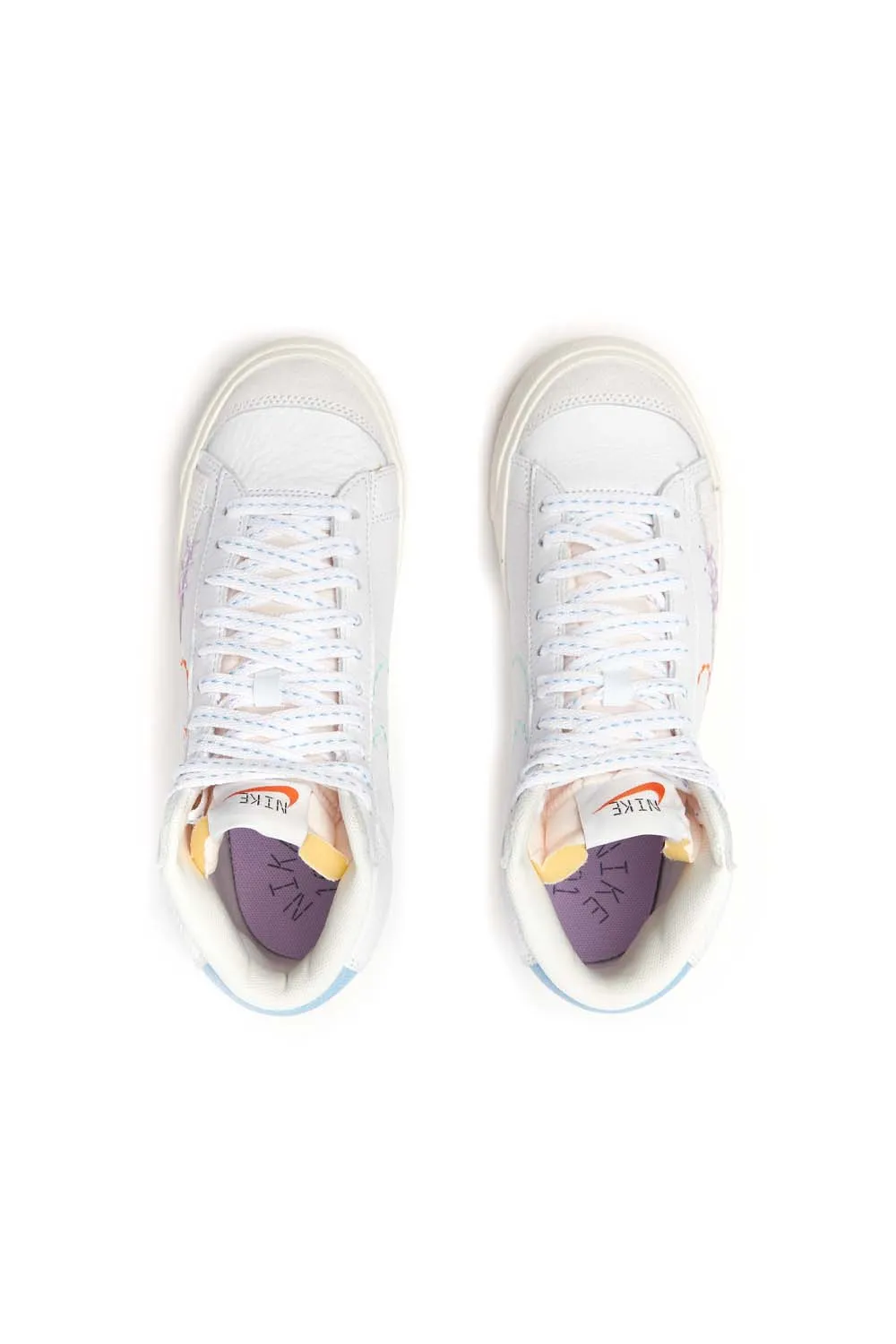 Nike Womens Blazer Mid '77 'White/Orange-Teal'