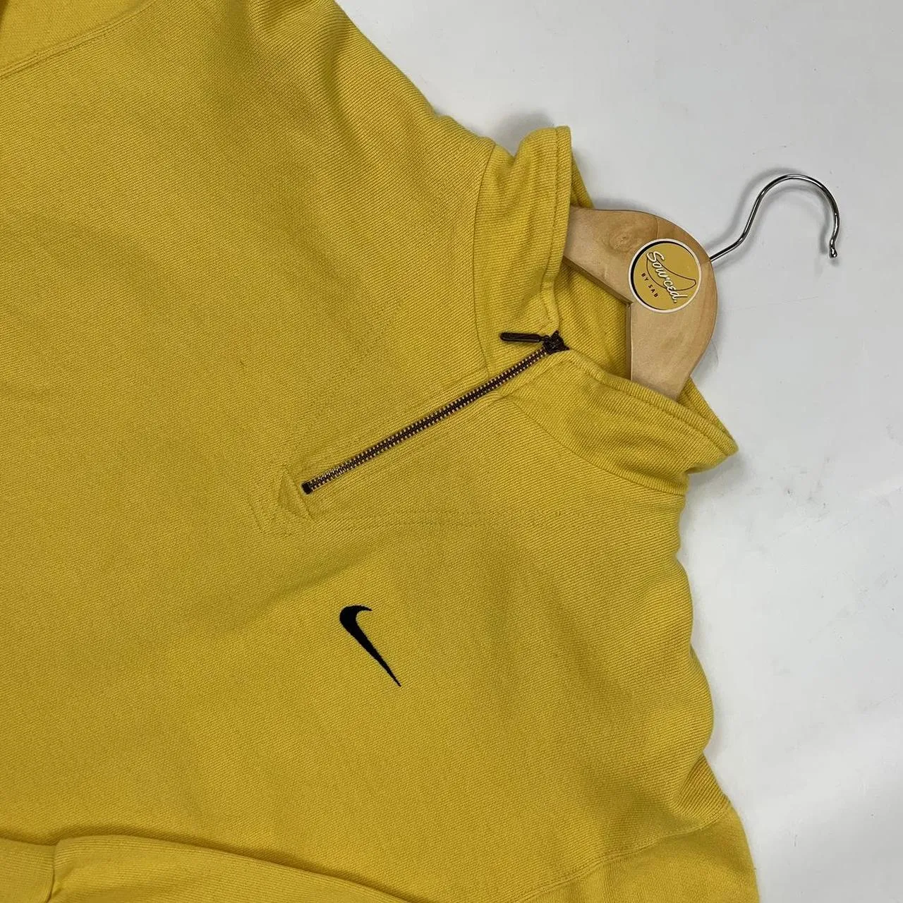 Nike Yellow Embroidered Left Chest Swoosh Women's (M)