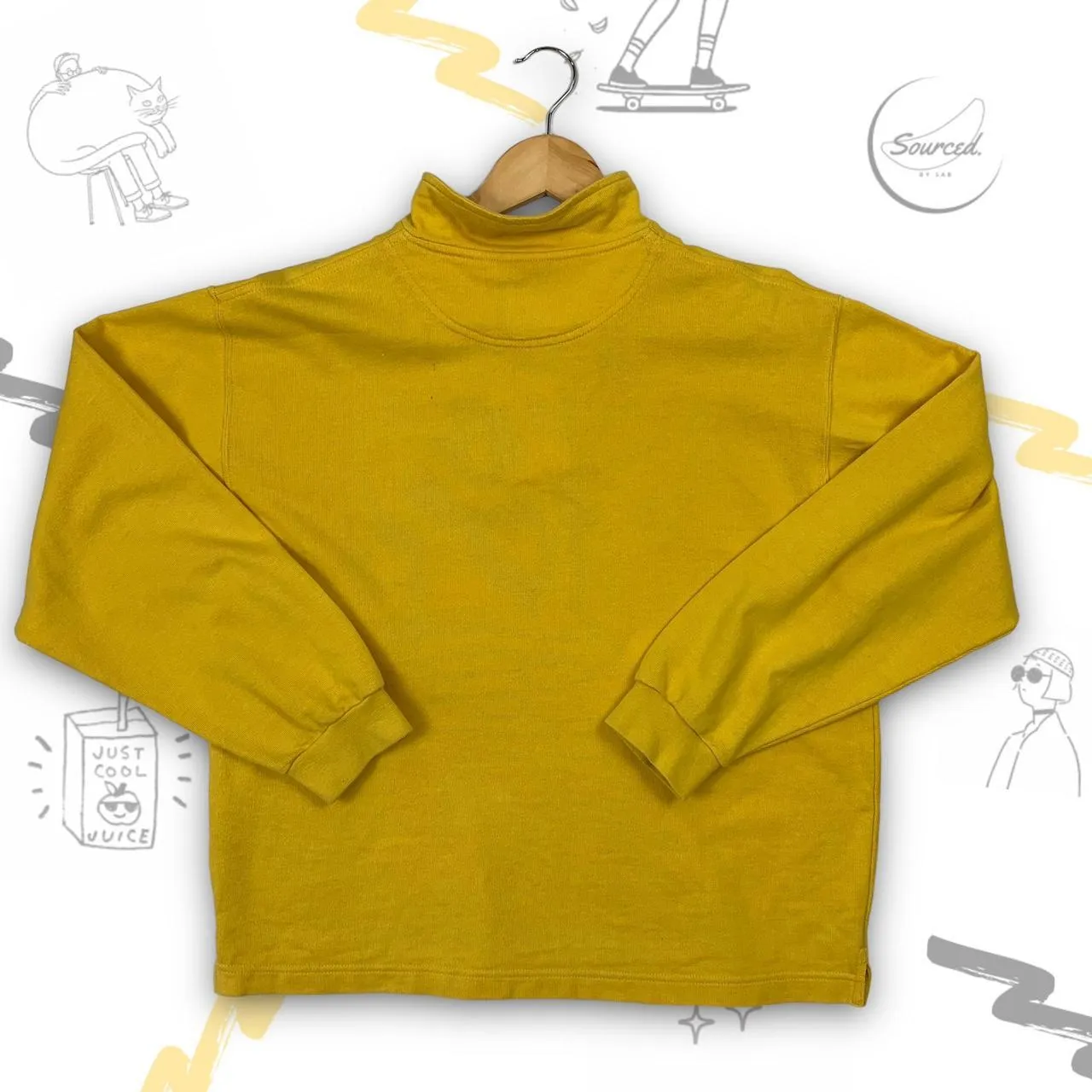 Nike Yellow Embroidered Left Chest Swoosh Women's (M)