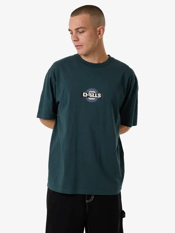 Reverb Oversize Fit Tee Jasper Green