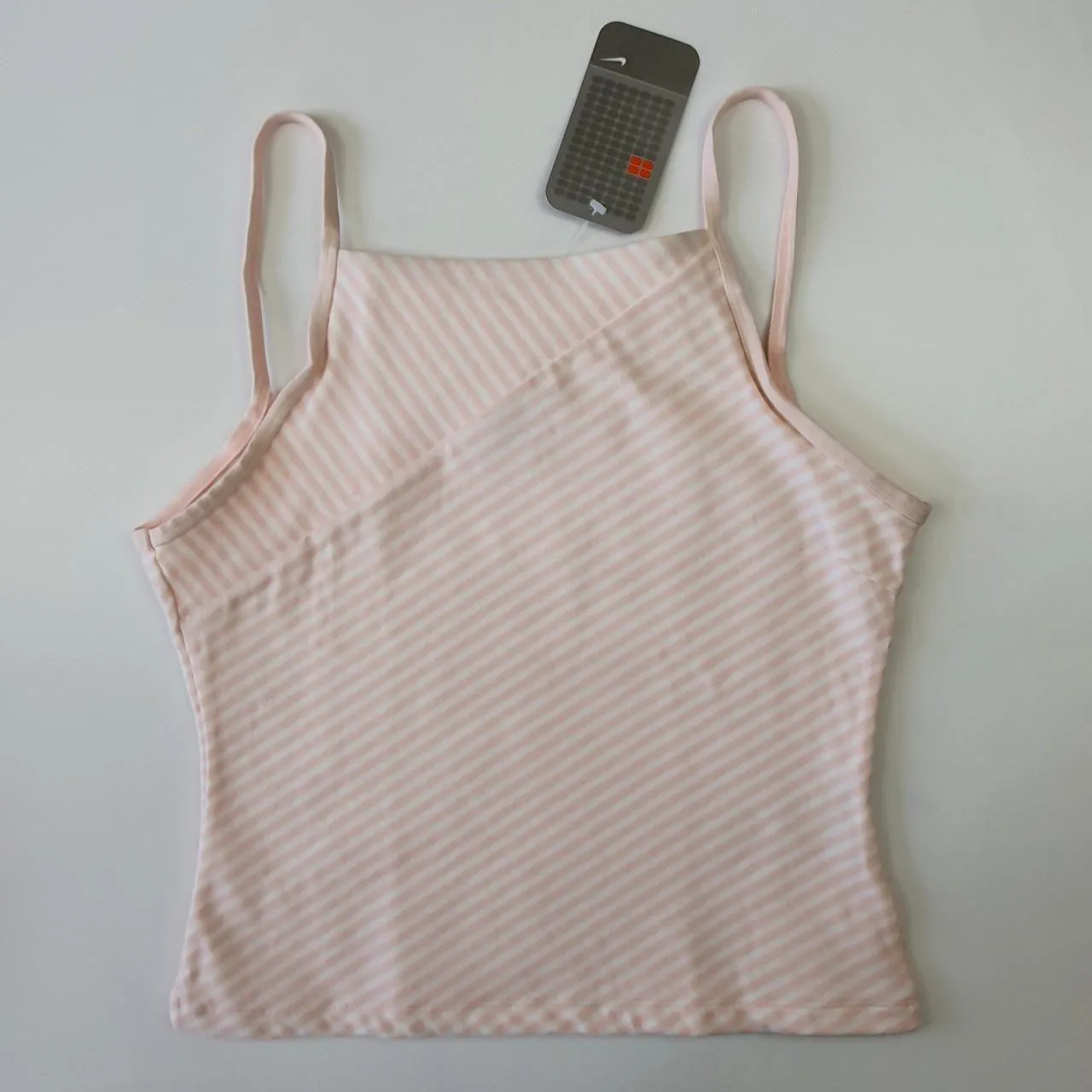 Vintage 2000s Tag NikeDeadstock Embroidered Centre Swoosh Sleeveless Tank Top/ Vest Top Nike Baby Pink ( XL)