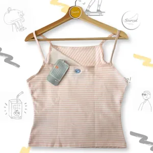 Vintage 2000s Tag NikeDeadstock Embroidered Centre Swoosh Sleeveless Tank Top/ Vest Top Nike Baby Pink ( XL)