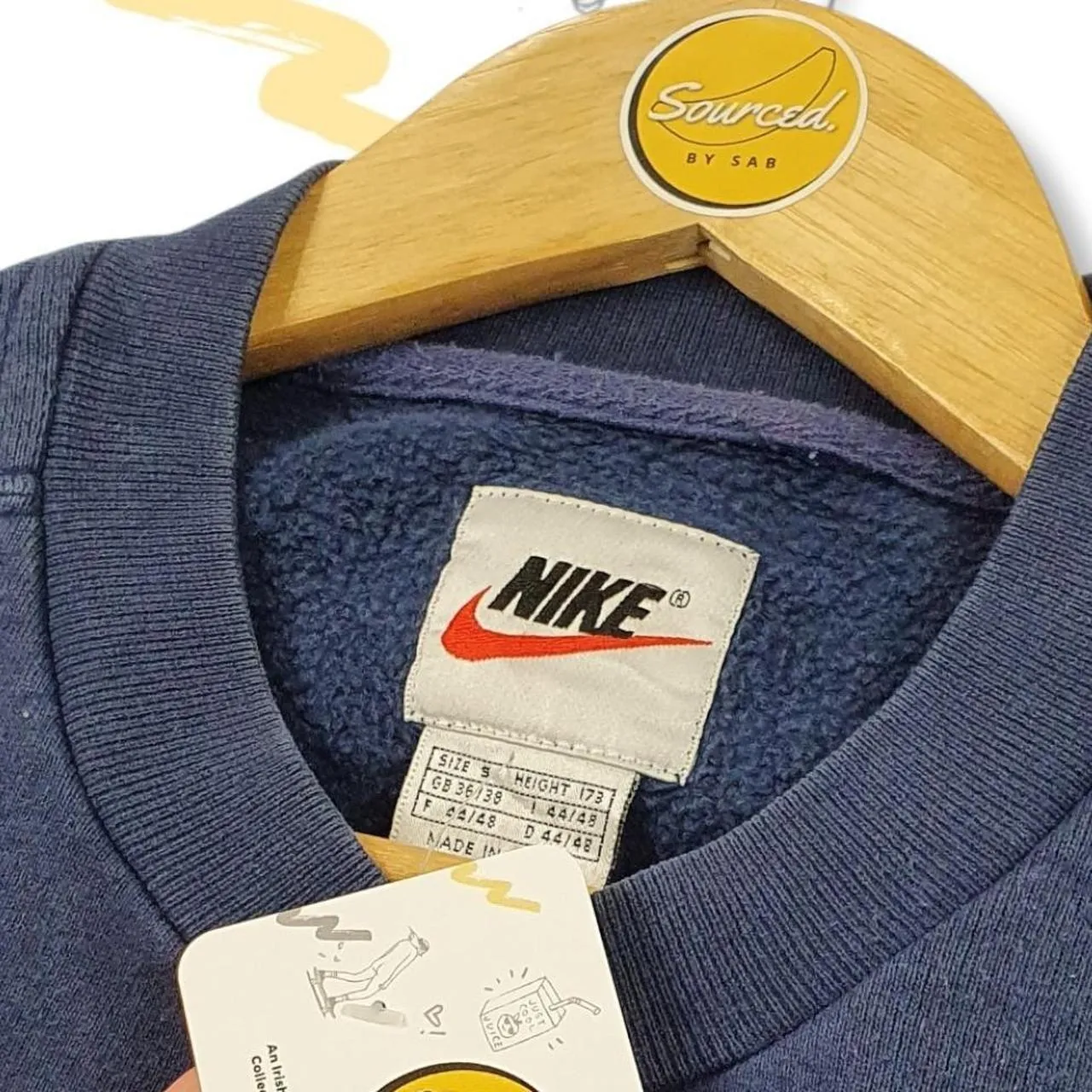 Vintage 90s Nike Embroidered Essentials Swoosh Sweatshirt (S)