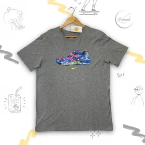 Vintage 90s Nike Grey AirMax 90 Tee (L)