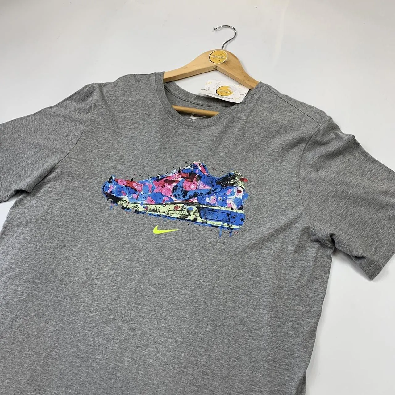 Vintage 90s Nike Grey AirMax 90 Tee (L)