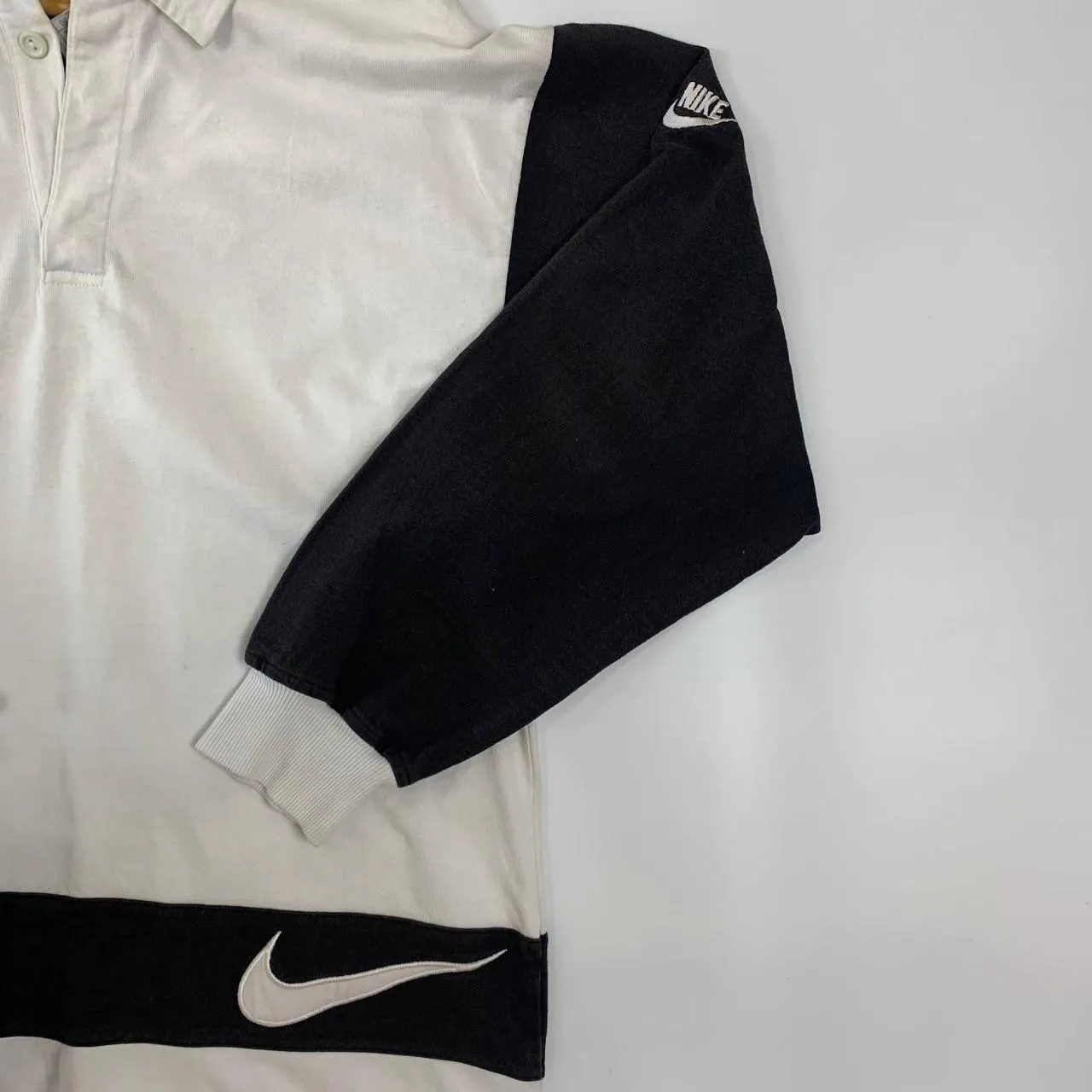 Vintage 90s Nike Rugby Style Poloshirt (M)