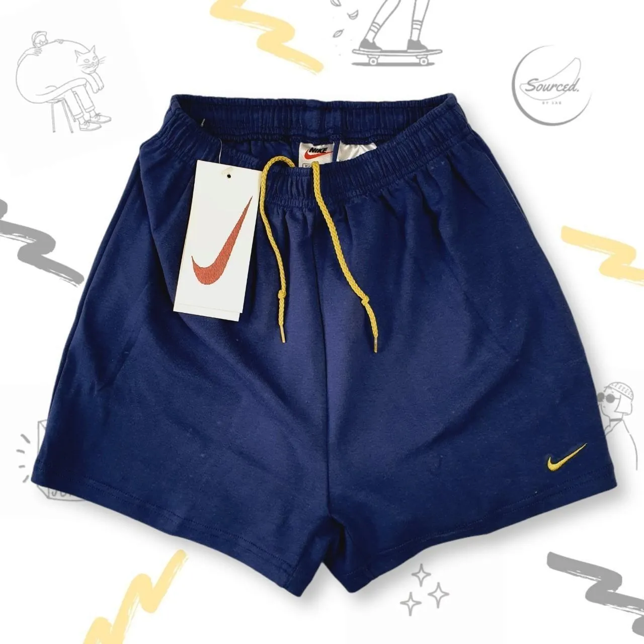 Vintage 90s Nike White Tag Shorts (bnwt) ( XS)