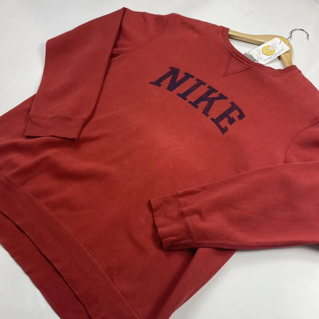 Vintage Early 00s Nike Embroidered Centre Spell-out Crewneck Sweatshirt  Buy With Confidence (L)