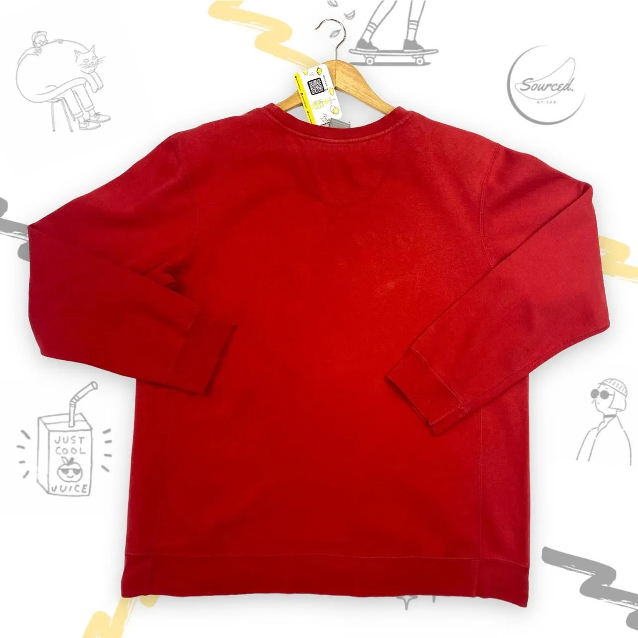 Vintage Early 00s Nike Embroidered Centre Spell-out Crewneck Sweatshirt  Buy With Confidence (L)