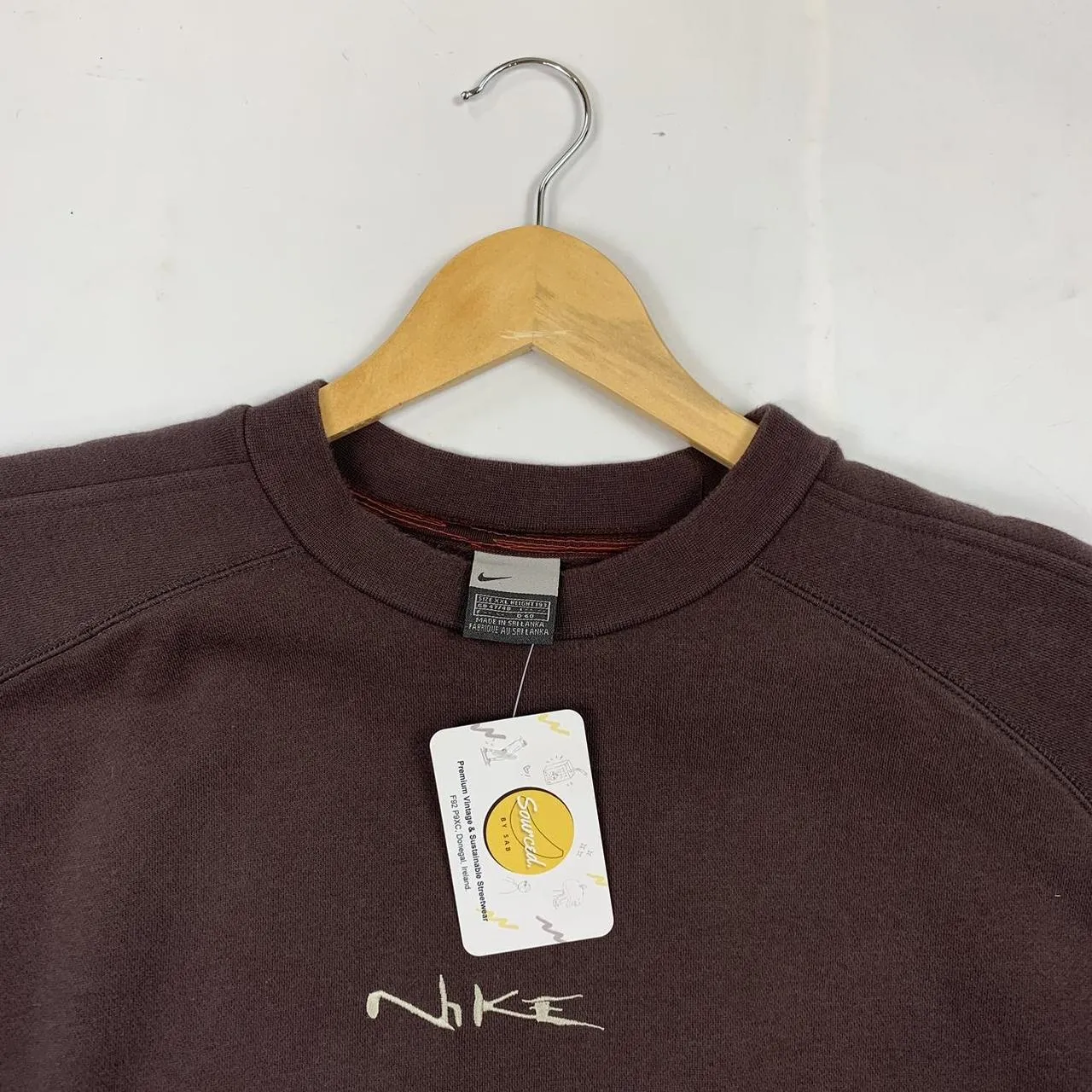 Vintage Early 00s Nike Embroidered Centre Spell-out Crewneck Sweatshirt  Buy With Confidence (XXL)
