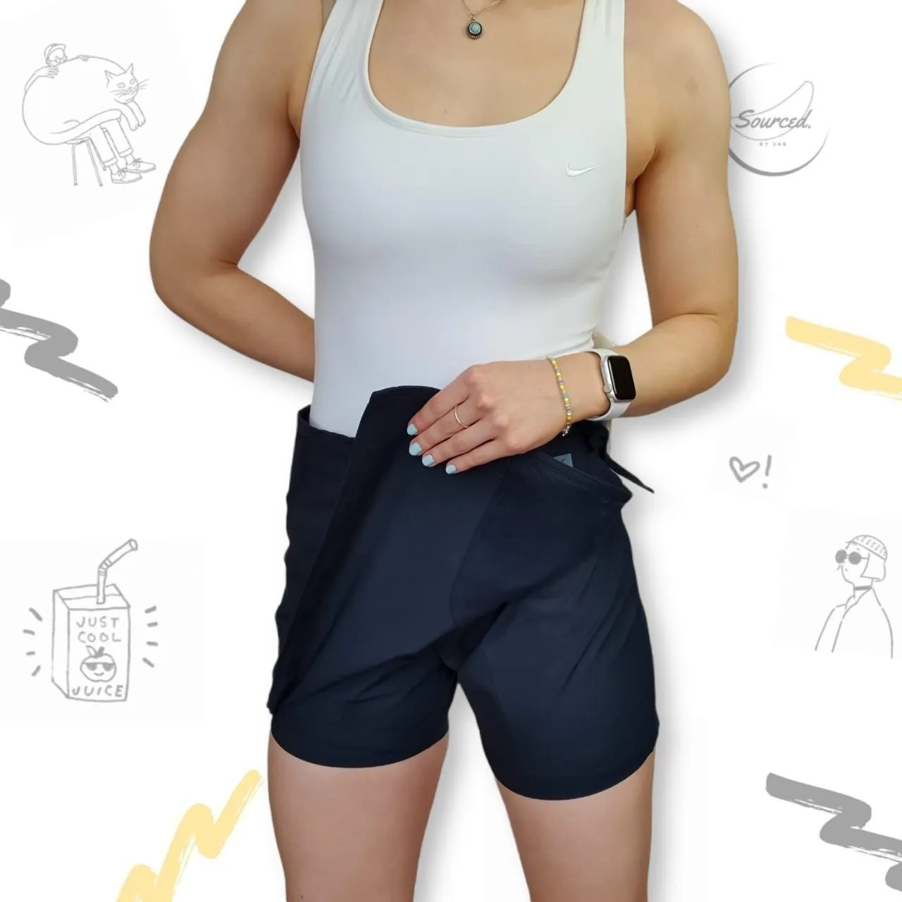 Vintage Early 2000s (2002) Nike Court Tennis Skort (W)