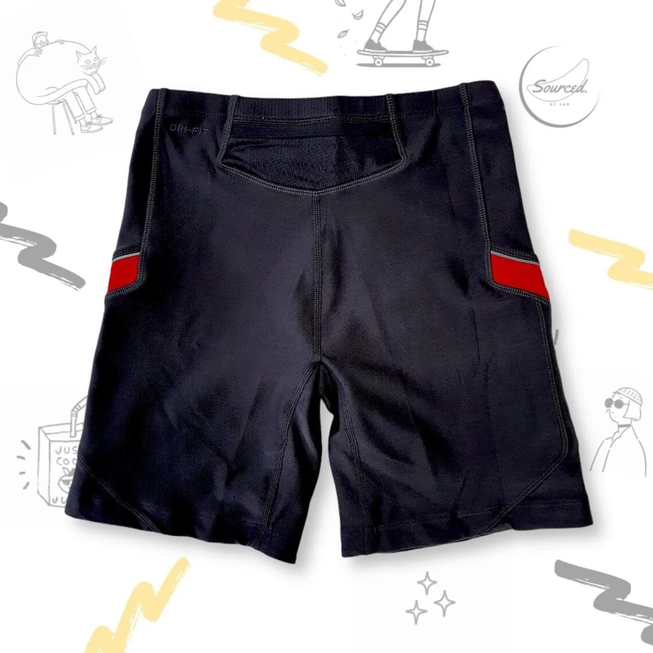 Vintage Early 2000s Nike Bicycle/ Cycling / Running Shorts (bnwt) (S )