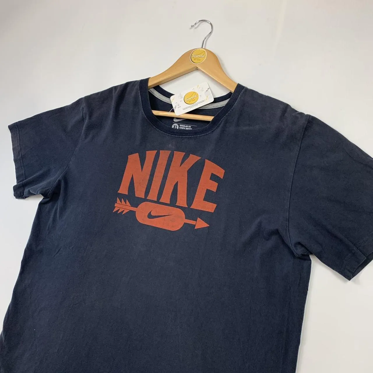 Vintage Navy Nike T-Shirt (XL)
