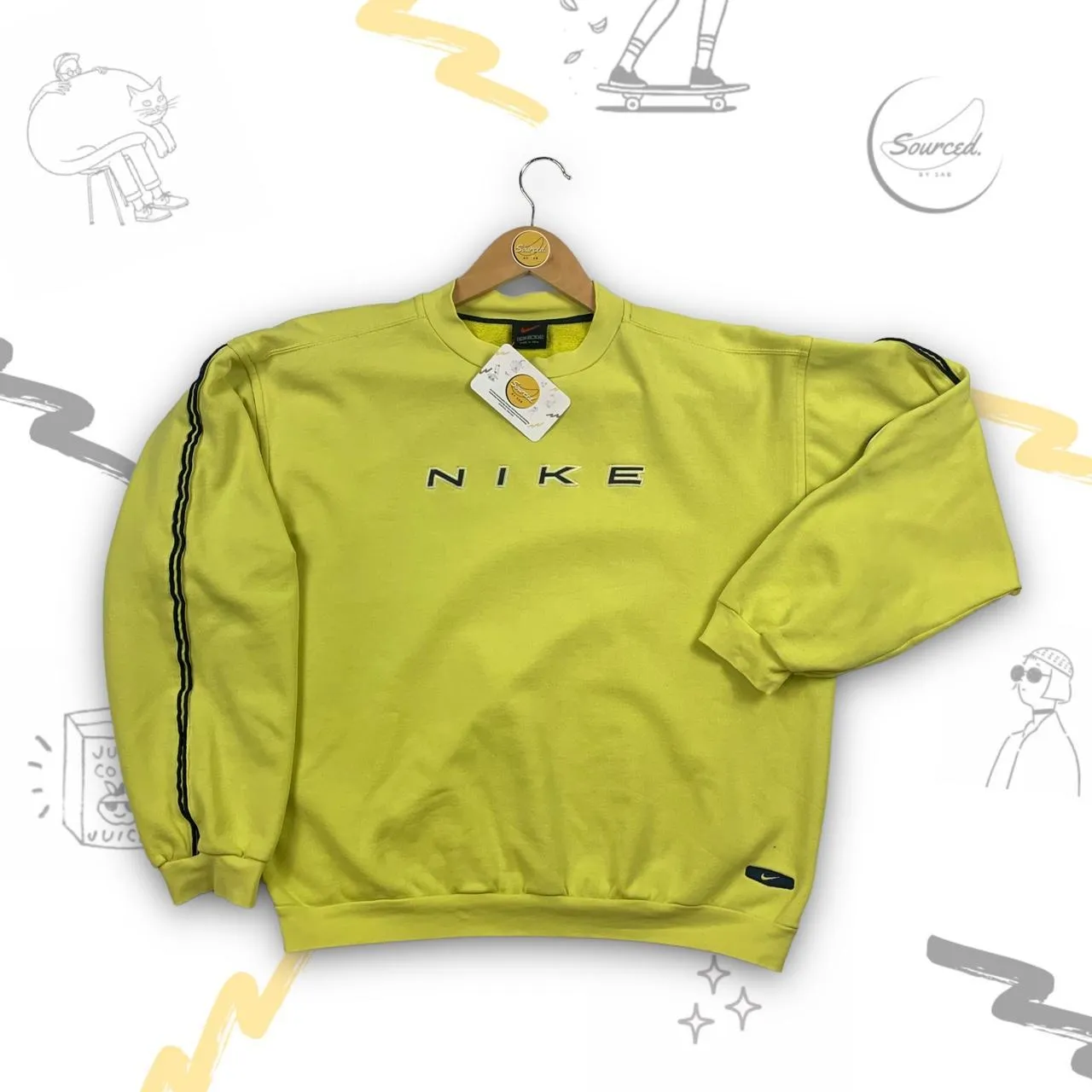 Vintage Nike Embroidered Centre Swoosh Sweatshirt  (S)
