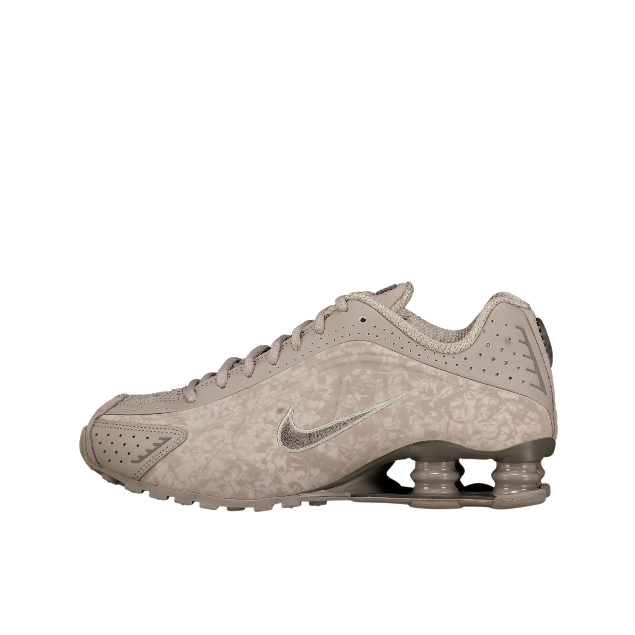 W Nike Shox R4 'Flat Pewter Floral'