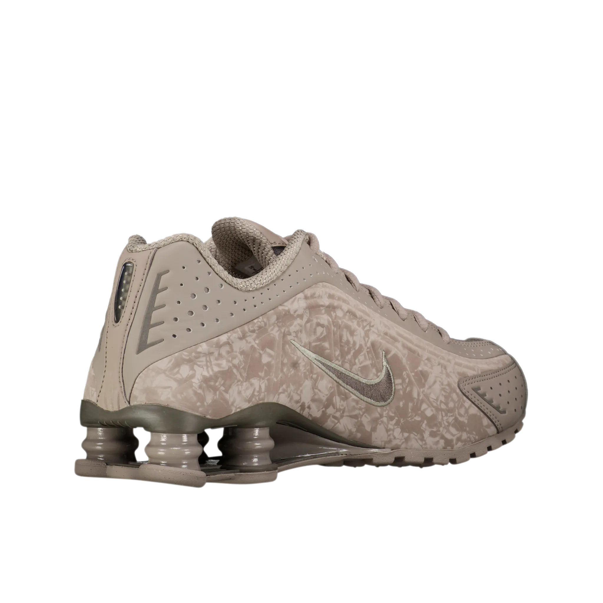 W Nike Shox R4 'Flat Pewter Floral'