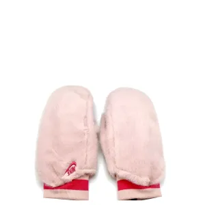 WOMEN'S WARM MITTENS PINK OXFORD