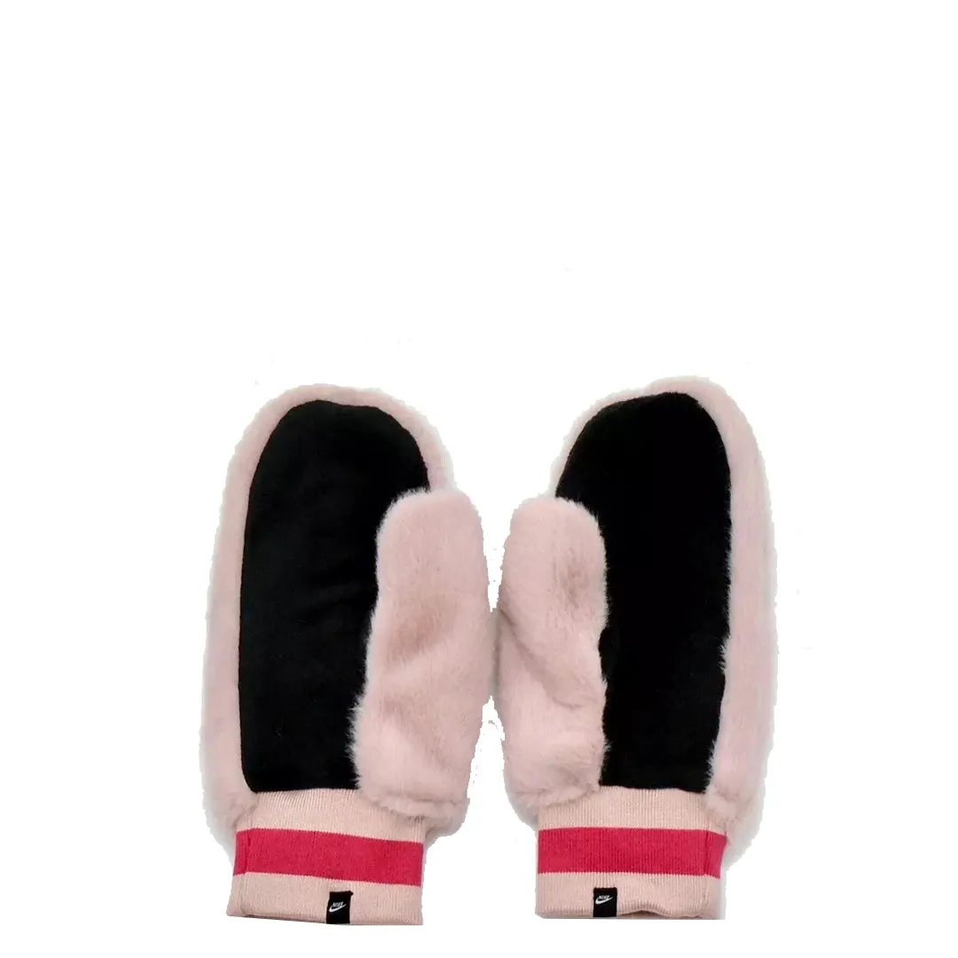 WOMEN'S WARM MITTENS PINK OXFORD